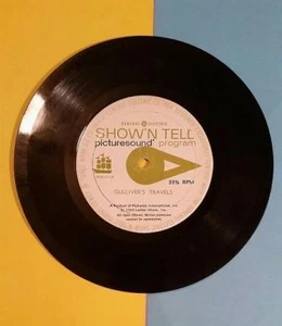 VINTAGE 1950's CHILDREN'S RECORD GE - GULLIVER'S TRAVELS - EL CAPITAN - Imagen 1 de 2