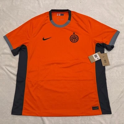 Camiseta deportiva de fútbol naranja tercera para hombre Nike Inter de Milán 2023-24 XXL 2XL Foto 1 de 4