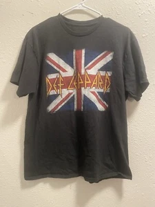 Def Leppard 2013 UK Großbritannien Flagge Shirt Gr. Medium/Large kein Etikett brandneu Zustand - Bild 1 von 5