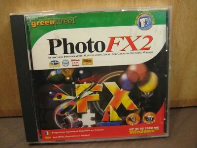 GreenStreet PhotoFX2 Windows 98/2000 Image Effects Software CDROM - Image 1 of 4