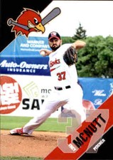 2018 Fargo-Moorhead RedHawks Team Issue #17 Trey McNutt Haleyville Alabama Card