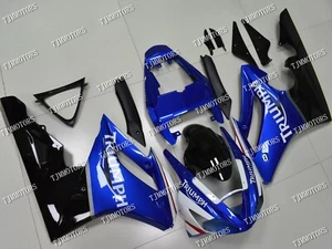 For 2006-2008 Triumph Daytona 675 Blue Black ABS Injection Bodywork Fairing Kit - Picture 1 of 8