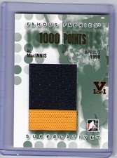 Brian Leetch Superlative Vault TRUE 1/1 GOLD Famous Fabrics 1000 Points. RUBY