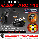 UNIMIG Razor Arc 140 Welder Tig Stick MMA 10A Plug Invertor DC Razorweld U13004