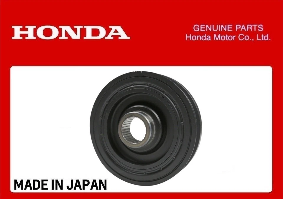GENUINE HONDA CRANK PULLEY S2000 F-SERIES F20C F20C1 F20C2 1999-2010 - Image 1 of 1