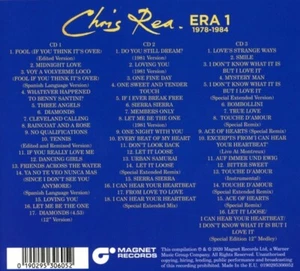CHRIS REA - ERA 1 (AS BS & RARITIES 1978-1984) DIGIPAK 3 CD NEW - Picture 1 of 2
