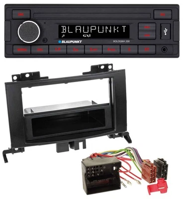 Blaupunkt MP3 AUX USB 1DIN Autoradio für Mercedes Sprinter ab 06 schwarz - Bild 1 von 4