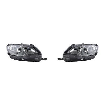 Scheinwerfer Set Halogen kompatibel zu Skoda Rapid 12-17 H15 H7 Links & Rechts - Bild 1 von 4