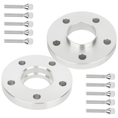 2Pcs 20mm Hub Centric Wheel Spacers 5x112 For Mercedes-Benz C Class Rear Only - Image 1 of 4