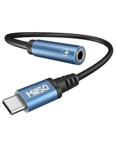 USB Type C to 3.5mm Female Headphone Jack Adapter [Upgraded DAC Chip & Sapphi... - Picture 1 of 7