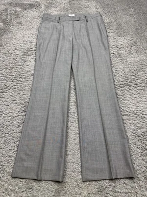 Gunex Pants Women 10 Gray Wool Relaxed Trousers Made In Italy Brunello Cucinell - Image 1 of 4