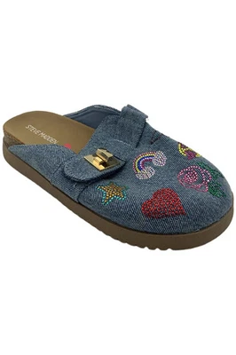 Zueco Pixie azul Steve Madden para niños y niñas Foto 1 de 3