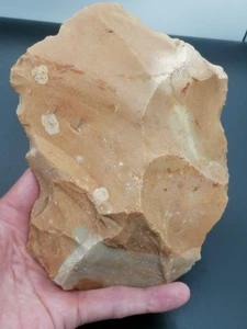 RARE Giant tool Mid Paleolithic Neanderthal France Mousterian scraper 1.1 kilo - Picture 1 of 17