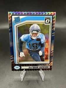 Emoji de fútbol americano Donruss Optic Rated Rookies 2024 vista previa #396 Jha'Quan Jackson - Imagen 1 de 2