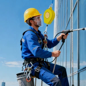 30m Auffanggerät Absturzsicherungsgetriebe mit Selbsthemmung & Zweischeibenbremse - Bild 1 von 17