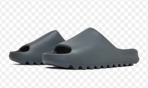 Adidas Yeezy Slides Slate Gray SIZE 9 W/BOX BRAND NEW - Picture 1 of 6
