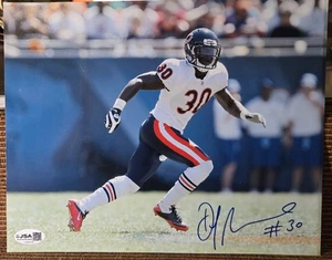 Foto firmada por DJ Moore de 8x10 Chicago Bears JSA - Imagen 1 de 3