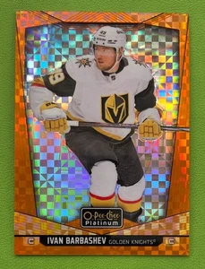 2024-25 O-Pee-Chee Platinum Orange Checkers #56 IVAN BARBASHEV /25 - Las Vegas - Foto 1 di 2