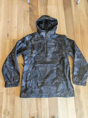 Volcom Brighton Anorak Snowboard Jacket Black Camo Mens Large - Image 1 of 4