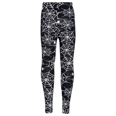 A2Z 4 KIDS® Mädchen Halloween Spinnennetz Druck Legging dehnbar stilvoll Mode Hose 3-13 Jahre
