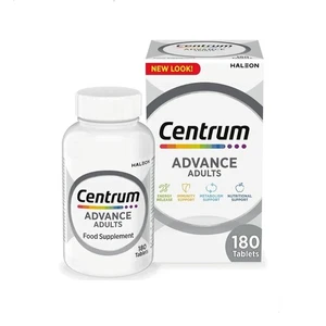 Centrum Advance Adults Multivitamin & Mineral Supplement Vitamin D C 180 Tablets - Picture 1 of 6