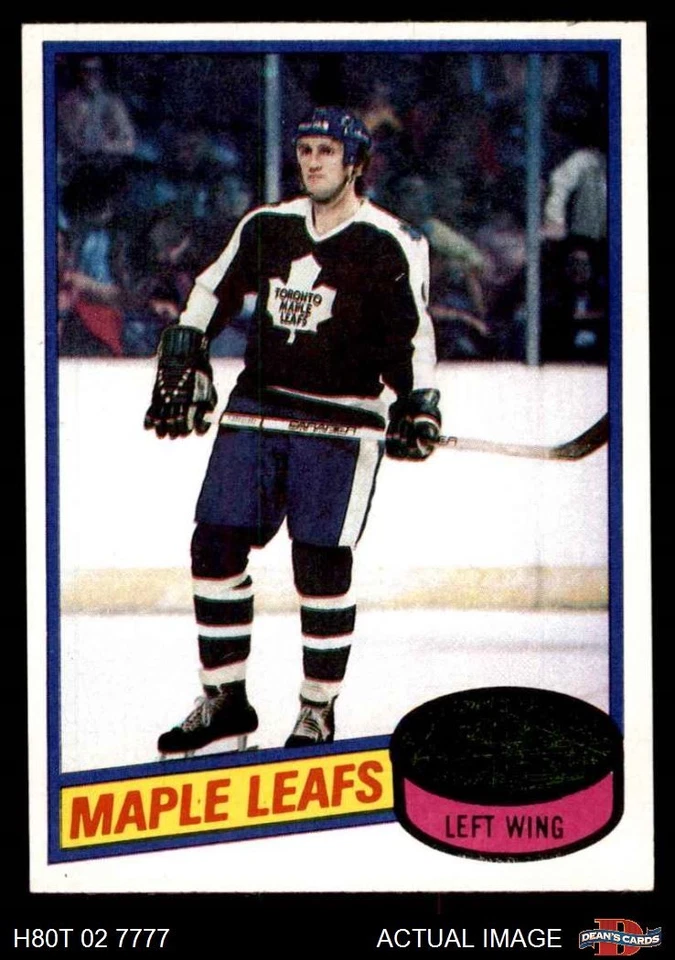 1980 Topps #118 Dan Maloney Maple Leafs 6 - EX/MT - Image 1 of 1