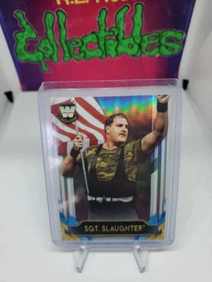 2020 Topps WWE Chrome Big Legends Sgt. Slaughter #BL-22 Refractor - Image 1 of 4