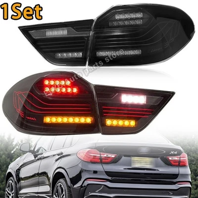 1 juego de luces traseras LED de freno de conducción para BMW X4 F26 2014-2017 Foto 1 de 4