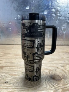 Stanley 40oz Custom Tumbler Black See Photos - Picture 1 of 19