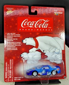 Johnny Lightning Coca Cola 1997 Chevy Camaro Racer White Lightning 1/64 - Picture 1 of 2