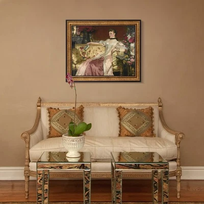 Marco de fotos antiguo marcos de madera ornamentados para 5*7/16*24/18*24/20*28 pulgadas Foto 1 de 4