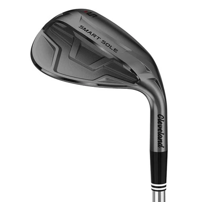 Left Handed Cleveland Smart Sole 4.0 Black Satin Wedges 42 Degree Standard - Image 1 of 3