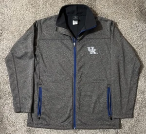 University of Kentucky graue Jacke mit durchgehendem Reißverschluss Größe Medium Wildcats UK NCAA - Bild 1 von 4