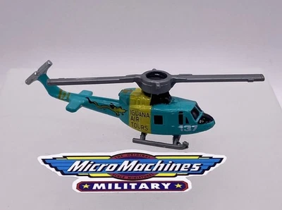 Micro Machines UH-1 Huey Helicopter Iguana Air Tours Galoob LGTI - Image 1 of 2