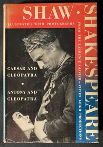 Caesar & Cleopatra Bernard Shaw + Anthony & Cleopatra W. Shakespeare 1928 HC/DJ - Picture 1 of 9