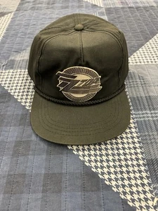 Vintage 80s Deadstock ZZ Top Hat Trucker Rope Hat Snapback Cap Snap Back - Picture 1 of 5