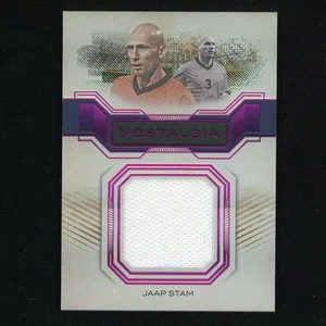 2024 Futera Incredible Jaap Stam Nostalgia Game Worn Jersey Purple 2/6 ZD3187 - Picture 1 of 2