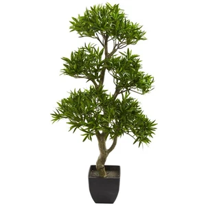 Nearly Natural 37” Bonsai Styled Podocarpus Artificial Tree Realistic Decor - Picture 1 of 1