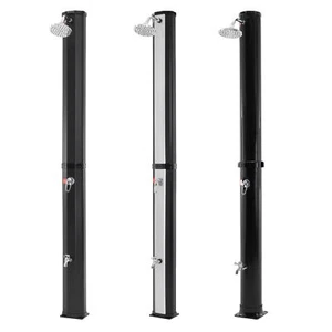 Ducha solar 35 L cabezal lluvia ajustable para piscinas jardín exterior terrazas - Imagen 1 de 4