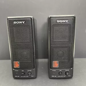 Altoparlante attivo portatile vintage Sony SRS-55 TESTATO leggere descrizione - Foto 1 di 13
