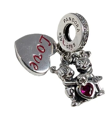 Auténtico Dije Pandora, Disney Mickey y Minnie Con Amor, #797769CZR Foto 1 de 3