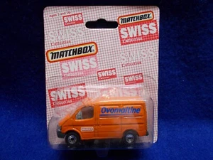 Matchbox Swiss Collection MB60 Ford Transit Van “Ovomaltine” Mint on Card - Picture 1 of 2