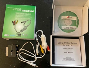 ClimaxDigital VCAP800 USB 2.0 Video Capture Kit for PC & Mac. Good Condition. - Picture 1 of 5