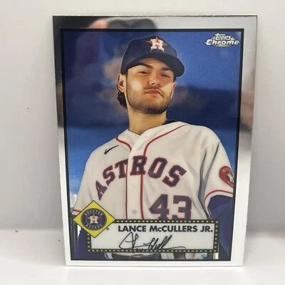 2021 Topps Chrome Platinum Anniversary Lance McCullers Jr. Base #404 Astros - Image 1 of 2