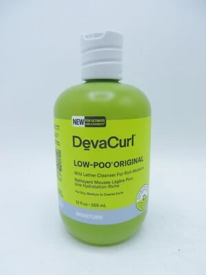 DEVACURL LOW POO ORIGINAL CLEANSER  12 OZ SCUFFED! - Image 1 of 3