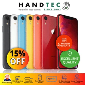 Apple iPhone XR 64GB 128GB 256GB Unlocked Variants - Extra 15% OFF - EXCELLENT A - Picture 1 of 7