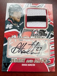 🏒 12-13 ITG HEROES & PROSPECTS JERSEY & AUTO GOLD - DOUGIE HAMILTON /10 #MA-DH - Picture 1 of 1