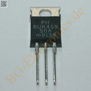 1 x BUK455-50 A N-Channel Enhancement MOSFET 38m&Omega 50 Philips TO-220 1pcs - Picture 1 of 1