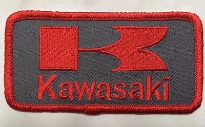 Kawasaki patch KZ patch motorcycle patch iron or sew on kz KZ patch 4" wide x 2" - Image 1 of 3