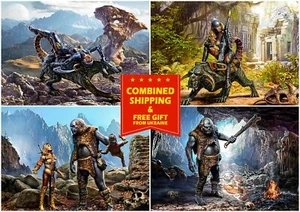 LOT LOT DE 4 KITS PLASTIQUES WORLD OF FANTASY SERIES 1/24 MASTER BOITE - Photo 1/12